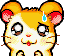 cute cartoon hamster